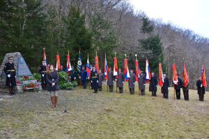Praporščaki in častna straža Slovenske vojske